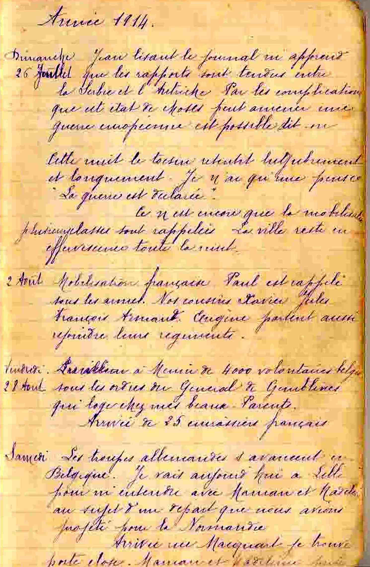 Cliquez pour ouvrir le site des carnets .