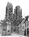 Toul : Cathdrale. - Extrieur, faade ouest / Lefvre-Pontalis, Eugne